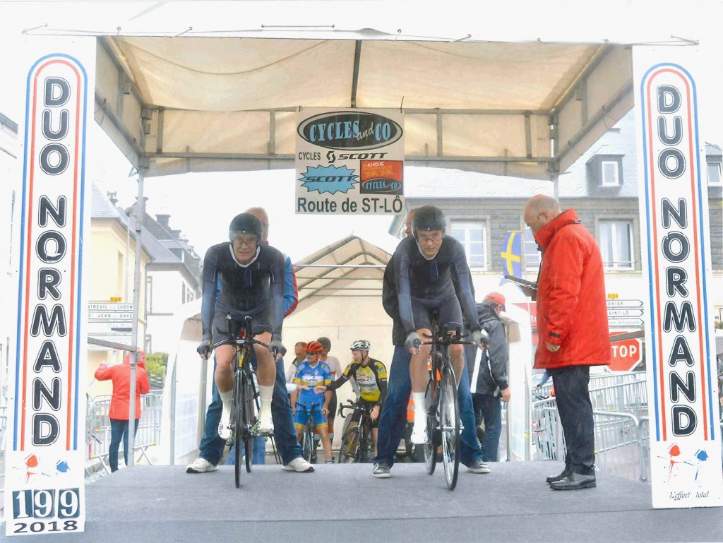 On the start ramp